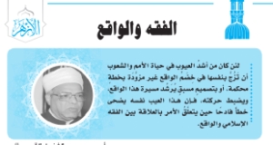 &ldquo;الفقه والواقع&rdquo;  مقال للدكتور محمد عبد الفضيل القوصي*